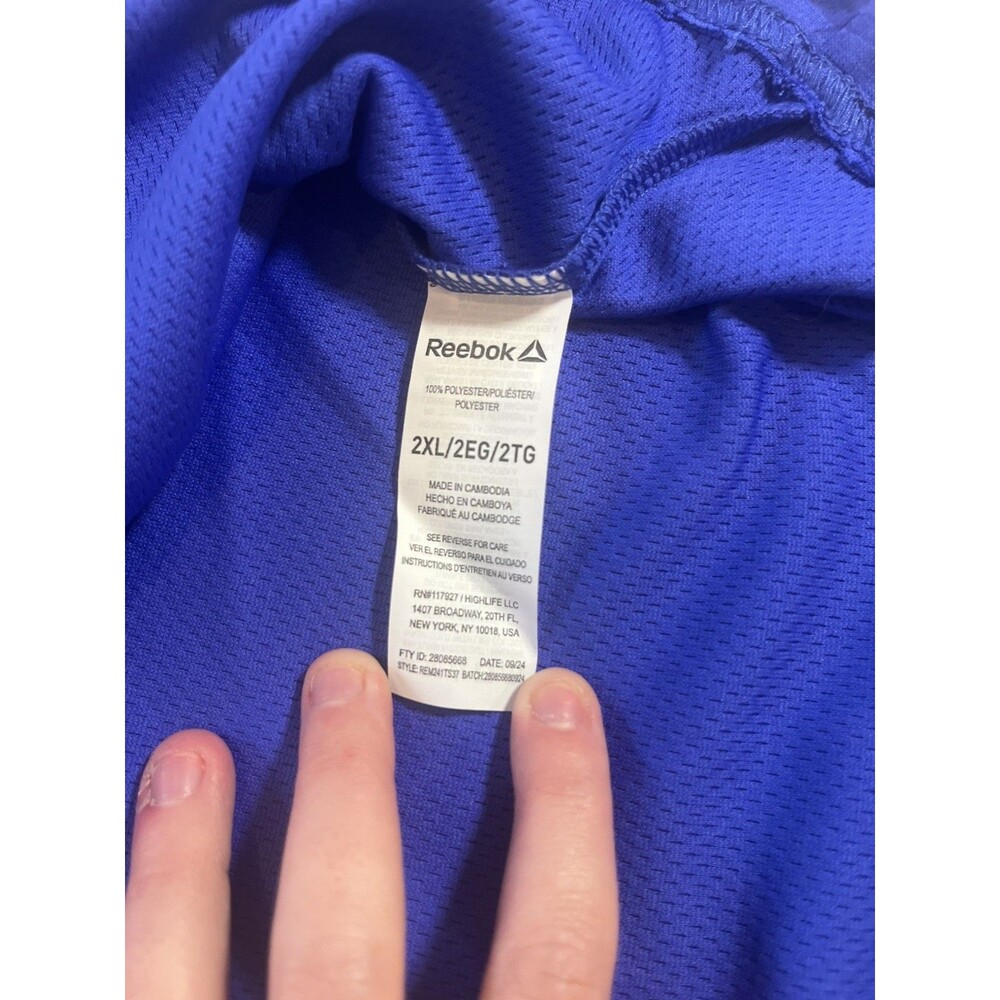 Reebok Royal Blue polo NWT 2XL - Picture 4 of 16
